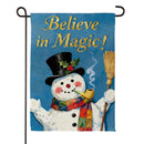 Believe In Magic Suede Flag Garden
