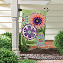 Floral Escape Suede Flag Garden