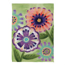 Floral Escape Suede Flag Garden