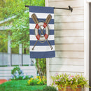 Oars & Canoe Front Back Suede House Flag