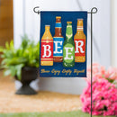 B.E.E.R Suede Garden Flag