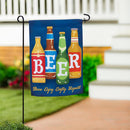 B.E.E.R Suede Garden Flag