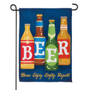 B.E.E.R Suede Garden Flag