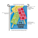 Sweet Summer Treats Suede Garden Flag