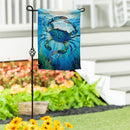 Crab Adventure Suede Flag Garden