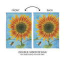 Intricate Sunflower Suede House Flag