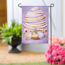 Faberge Easter Egg Suede Garden Flag