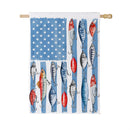 Fishing Life Suede House Flag