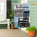 Porch Time Suede House Flag