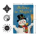 Believe In Magic Suede Flag House