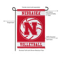 University of Nebraska, Volleyball, Suede Garden Flag