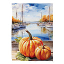 Marina Pumpkins Suede Flag House