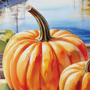 Marina Pumpkins Suede Flag House