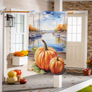 Marina Pumpkins Suede Flag House