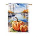 Marina Pumpkins Suede Flag House