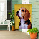 Pet Central Photo Dogs, Beagle Suede House Flag