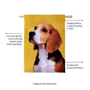 Pet Central Photo Dogs, Beagle Suede House Flag