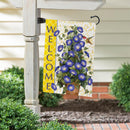 Morning Glories Hummingbird Suede Flag Garden