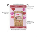 Doggy Love Booth Suede Flag Garden