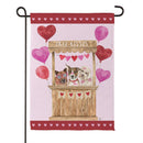 Doggy Love Booth Suede Flag Garden