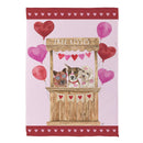 Doggy Love Booth Suede Flag House