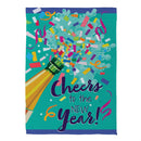 Cheers To The New Years Suede Flag House