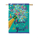 Cheers To The New Years Suede Flag House