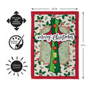 Holiday Cross Suede Flag House