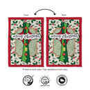 Holiday Cross Suede Flag House