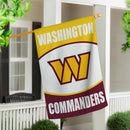 Washington Commanders Suede House Flag