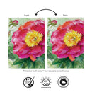 Pink Peony Suede Flag House