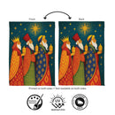 The Three Kings Suede Flag Garden