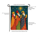 The Three Kings Suede Flag Garden