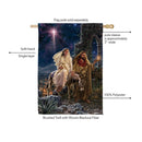 Journey to Bethlehem Suede Flag House