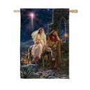 Journey to Bethlehem Suede Flag House