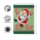 Ho Ho Ho Gnome Suede Garden Flag Garden