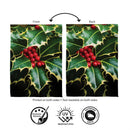 Red Berry Foliage Suede Flag Garden