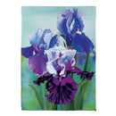 Vibrant Iris Suede House Flag