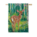 Woodlands Deer Suede Flag House
