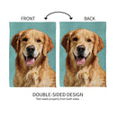 Camera Day Dogs, Golden Retriever Suede Garden Flag