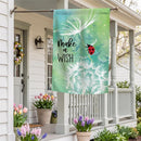 Make A Wish Dandelion Suede Flag House