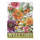 Dahlia Botanica Suede Garden Flag