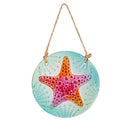Palm Beach Suncatcher, Round Hand-painted, 4.5", Asst of 4, CDU