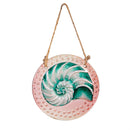 Palm Beach Suncatcher, Round Hand-painted, 4.5", Asst of 4, CDU