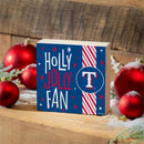 Texas Rangers Block, Holiday, 6x6