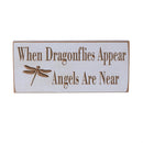 Memorial Table Decor Wood Sign Program, 8"L x 3.5"H, Asst of 8, With Wood Display