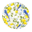 Seaside Retreat Songbird Citrus Table Decor Wood Mushroom Set of 2