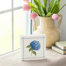 VivaStyle Hydrangea Sign Wood Block, 6"x6"