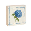 VivaStyle Hydrangea Sign Wood Block, 6"x6"
