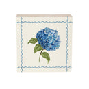 VivaStyle Hydrangea Sign Wood Block, 6"x6"